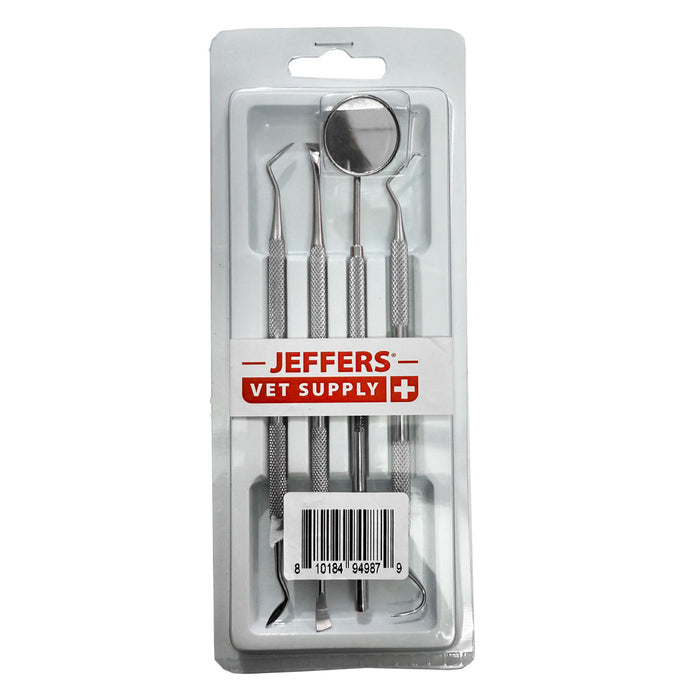 4-PIECE Dog Dental Tooth Scale Kit Count 