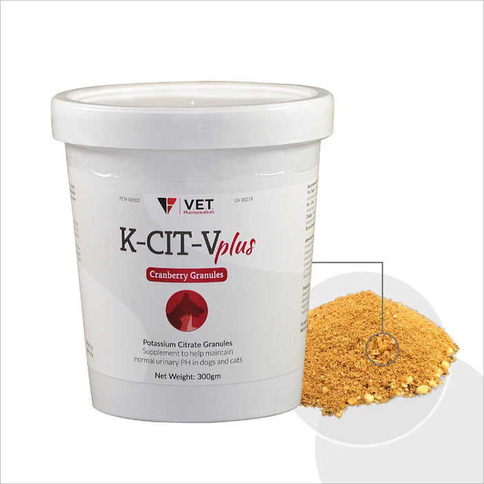 K - CIT - V Plus Cranberry 300 gm Granules for Dogs and Cats - 015VB-10502 - Brown - Chicken - Liver - 4