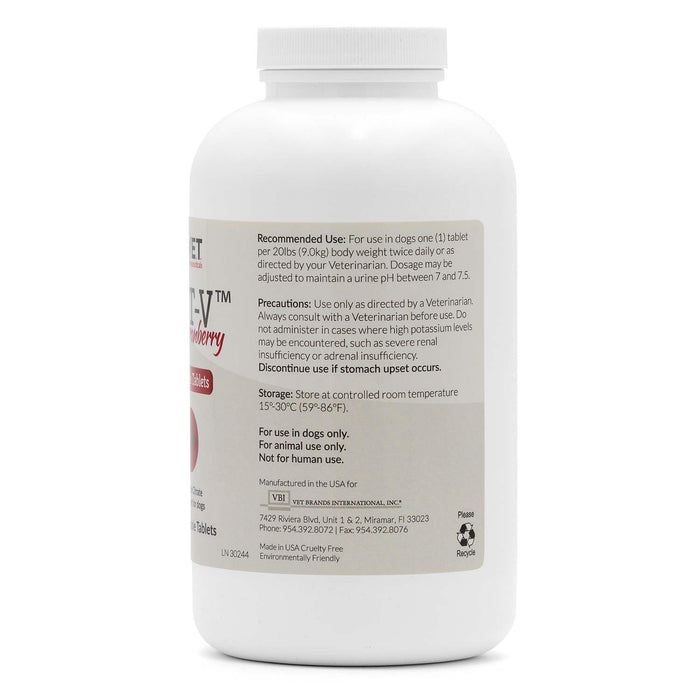 K - CIT - V Potassium Citrate plus Cranberry for Dogs, 640mg, 100 Chewable Tablets - VB1B - 640mg - 100 ct - 3