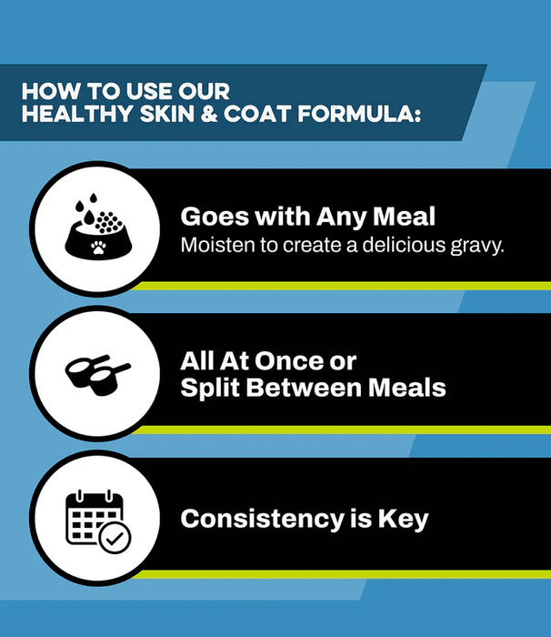 K9 Power Show Stopper Skin & Coat Supplement for Dogs - OGK5 - 1 lb - 8