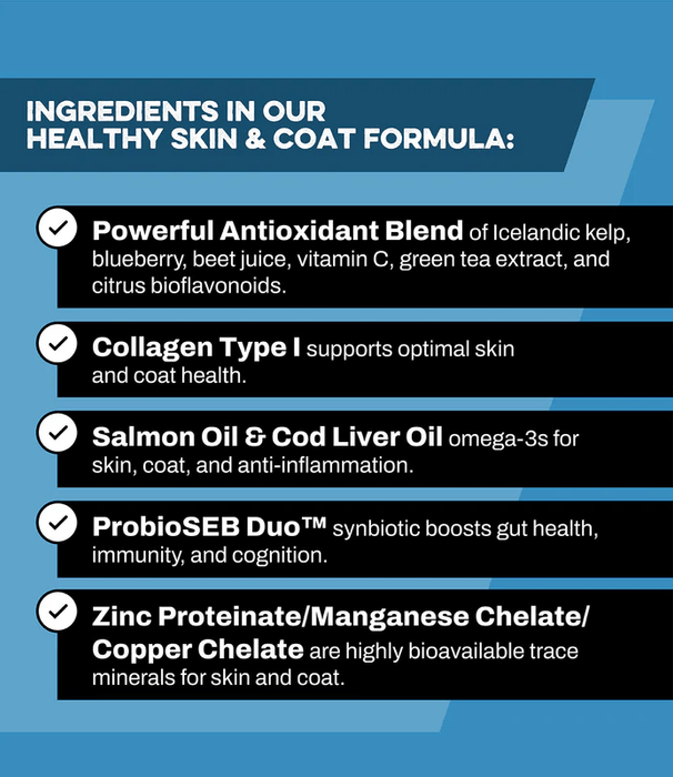 K9 Power Show Stopper Skin & Coat Supplement for Dogs - OGK5 - 1 lb - 7