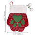Holiday Stocking Paw Lg Color Red