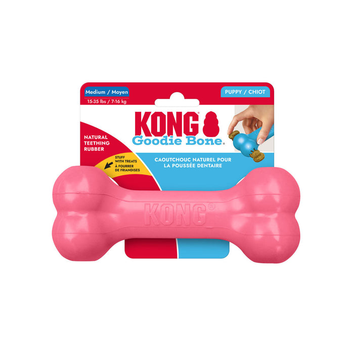 KONG Puppy Goodie Bone Md Color Blue Pink