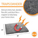 K&H Amazin’ Thermo - Kitty Pad Heated Cat Bed – Indoor Cat Warming Pad with 4 - Watt Removable Heater, Machine Washable - PCUG - Grey - 15" x 20" - 1 ct - 2
