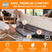 K&H Pet Bed Warmer – Indoor Heated Pad for Cats & Dogs, Thermostatically Controlled, Energy - Efficient, Safe for Arthritis & Comfort - PCVA - Grey - Small (10.25" x 9.25") 4W - 4