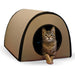 K&H Thermo Mod Heated Outdoor Cat House – Insulated, Waterproof Kitty Shelter for Feral & Outdoor Cats - Jeffers - Home Goods & Gifts > Seasonal Holiday Decor