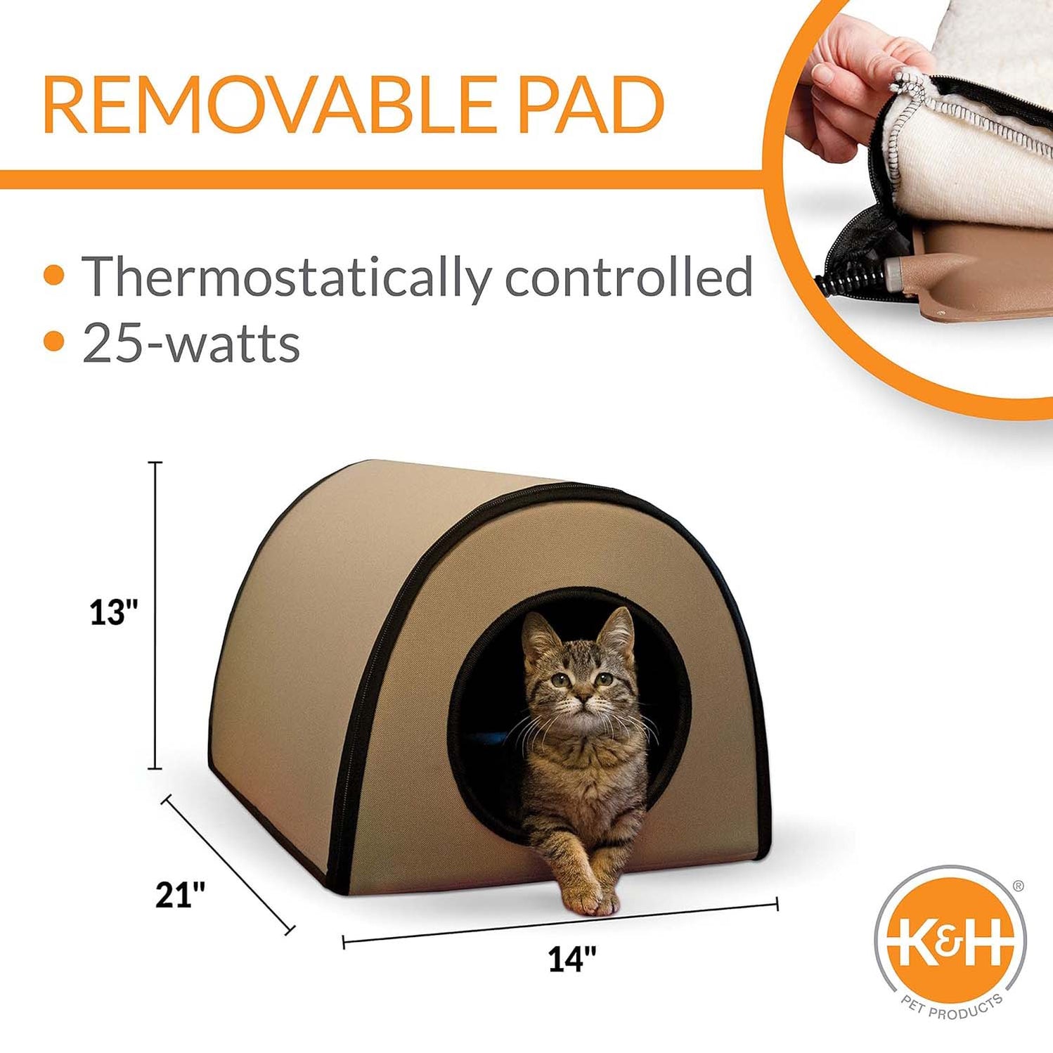 K&H Pet Products Outdoor Heated Kitty House