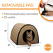 K&H Thermo Mod Heated Outdoor Cat House – Insulated, Waterproof Kitty Shelter for Feral & Outdoor Cats - Jeffers - Home Goods & Gifts > Seasonal Holiday Decor