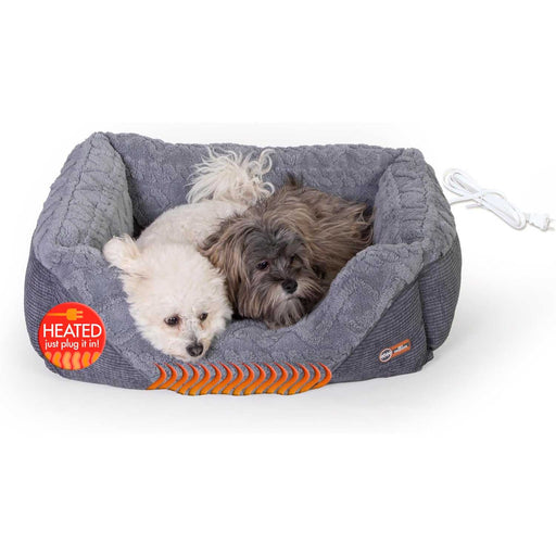 K&H Thermo - Pet Lounge Sleeper Heated Cat & Small Dog Bed – Plush, Non - Slip, Machine Washable Indoor Pet Bed - Jeffers - Home Goods & Gifts > Seasonal Holiday Decor