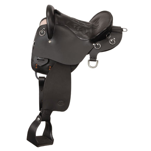 King Series Trekker Endurance Saddle, No Horn - JTI5J - Black - 15" - 1