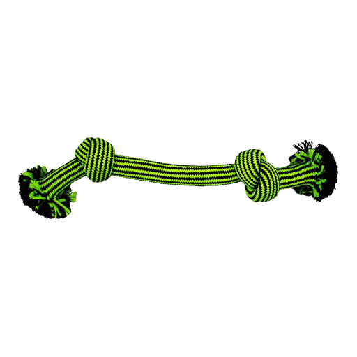 Knot - n - Chew, Small/Medium - H7VW - Green/Black - 2 Knot - 1