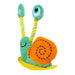 KONG Bendeez™ Plush Dog Toy with Flexible Rope Core & Squeaker - K9ADD - Snail - Large - 1 ct - 30