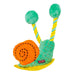 KONG Bendeez™ Plush Dog Toy with Flexible Rope Core & Squeaker - K9ADD - Snail - Large - 1 ct - 31