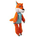 KONG Floppy Knots Plush Dog Toy with Internal Rope & Squeaker - K9ABZ - Fox - XLarge - 1 ct - 10