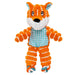 KONG Floppy Knots Plush Dog Toy with Internal Rope & Squeaker - K9AC2 - Fox - XSmall - 1 ct - 16