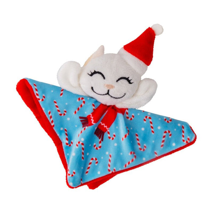 KONG Holiday Crackles Plush Catnip Cat Toys - K9AA5 - Santa Kitty - One Size - 5