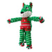 KONG Holiday Floppy Knots Fox Interactive Plush Dog Toy, Sm/Md - K9AAS - Sm/Md - Green - 1 ct - 6