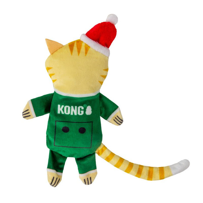 KONG Holiday Plush Pull - A - Partz™ Present Cat Toy, Assorted Colors - K9AA9 - Assorted - 1 ct - 3