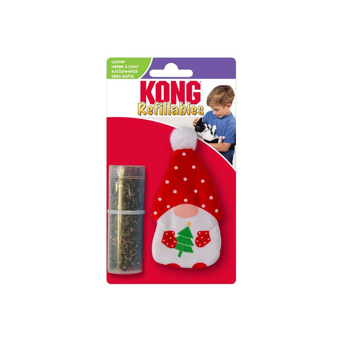 Kong Holiday Refillables Catnip Cat Toys - K9AAE - Yeti - 1 ct - 5