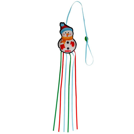 KONG Holiday Snowman Teaser Catnip Cat Toy - K9AAG - 1 ct - 1