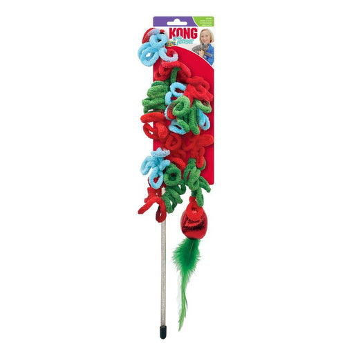 KONG Holiday Teaser Loopz with Catnip Cat Toy - K9AAF - 1 ct - 2