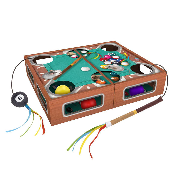 KONG Playground Pool Table Cat Toy - Interactive Batting & Puzzle Toy with Catnip - K9ADG - Multi - One size - 2