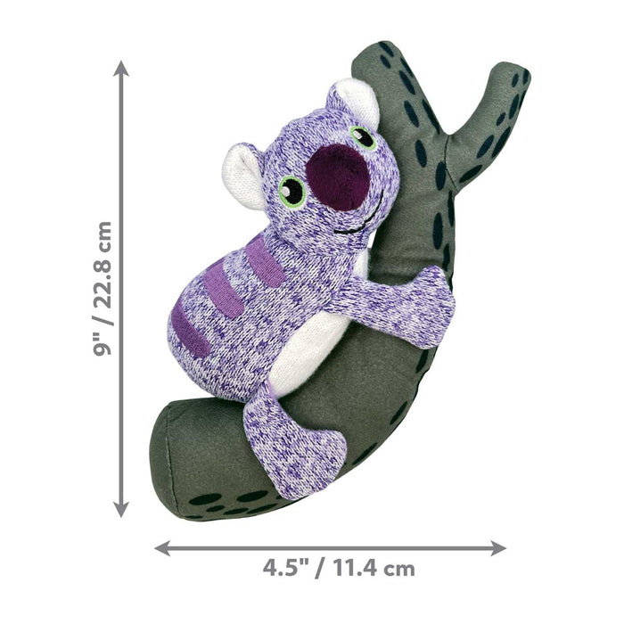KONG Pull - A - Partz™ 2 - in - 1 Squeaky Plush Dog Toy - K9ACZ - Koala - Small - 1 ct - 7