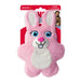 KONG Snuzzles Kiddos Plush Small Dog Toy with Squeaker & Crinkle - K9ACF - Pink Bunny - Small - 1 ct - 2