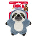 KONG Snuzzles Kiddos Plush Small Dog Toy with Squeaker & Crinkle - K9ACJ - Grey Raccoon - Small - 1 ct - 12