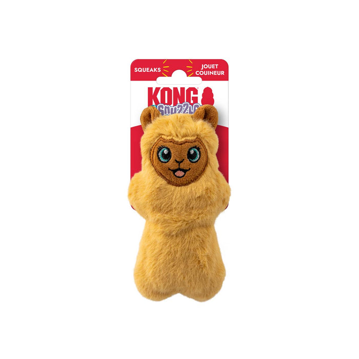 KONG Snuzzles Mini Squeaky Plush Dog Toy - K9ACD - Llama - XSmall - 1 ct - 10