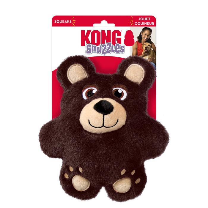 KONG Snuzzles Squeaky Medium Plush Dog Toy - K9ACL - Bear - Medium - 1 ct - 2