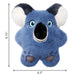 KONG Snuzzles Squeaky Medium Plush Dog Toy - K9ACM - Koala - Medium - 1 ct - 7