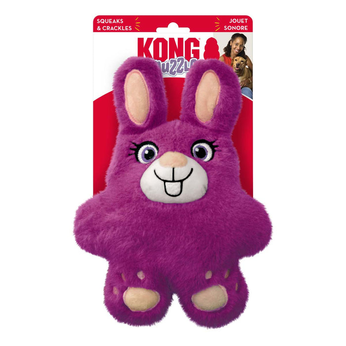 KONG Snuzzles Squeaky Medium Plush Dog Toy - K9ACN - Bunny - Medium - 1 ct - 9