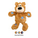 KONG Wild Knots Bear – Soft Plush with Knotted Rope Skeleton, Assorted - K9ACT - Assorted - Small/Medium - 1 ct - 5