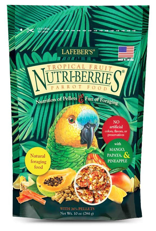 Lafeber Parrot Tropical Fruit Nutri - Berries Bird Food, 10 oz bag - LF418 - 10 oz - 1