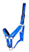 Large Horse Adjustable Nylon Halter, (900 - 1200 lb) - SS13 - Royal Blue - 1
