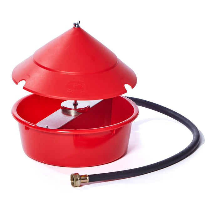 Little Giant Automatic Chicken Waterer with Cover, 5 qt - M3AK - 5 Quart - 1