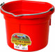 Little Giant Flat - Back Buckets – Impact - Resistant, Easy to Hang, 8 qt & 20 qt - M31BX - Red - 8 qt (2 gallons) - 7