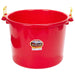 Little Giant Muck Tub – 40 & 70 Quart Heavy Duty Muck Bucket with Plastic Handles - M31CD - 70 qt - Red - 4
