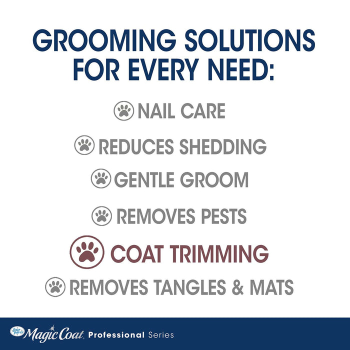 Magic Coat Professional Series All - in - One Finishing Grooming Shears - Jeffers - Animal & Pet Supplies > Pet Grooming > Pet Combs & Brushes