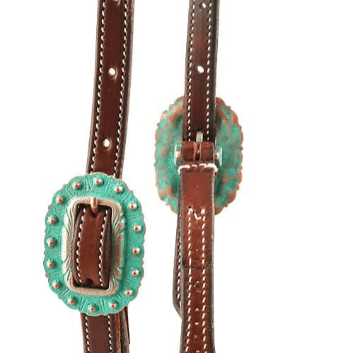 Martin Antique Turquoise Sliding Ear Headstall - CR1H2 - 4