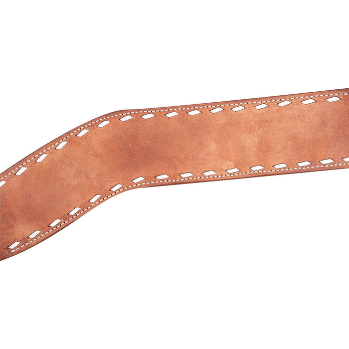 Martin Saddlery 2.75" Leather Breast Collar with Buckstitch - CR1WP - Chestnut Brown - Horse - 2