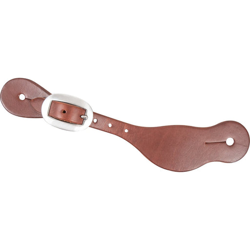 Martin Saddlery Smooth Leather Spur Straps - CR1X3 - Chestnut - Pair - 2