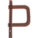 Martin Saddlery Weave Stamped Leather Slip Ear Headstall - CR1WB - Brown - Horse - 2