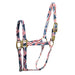 Average Horse Halter W/Flag Pattern Color RED,WHITE & BLUE