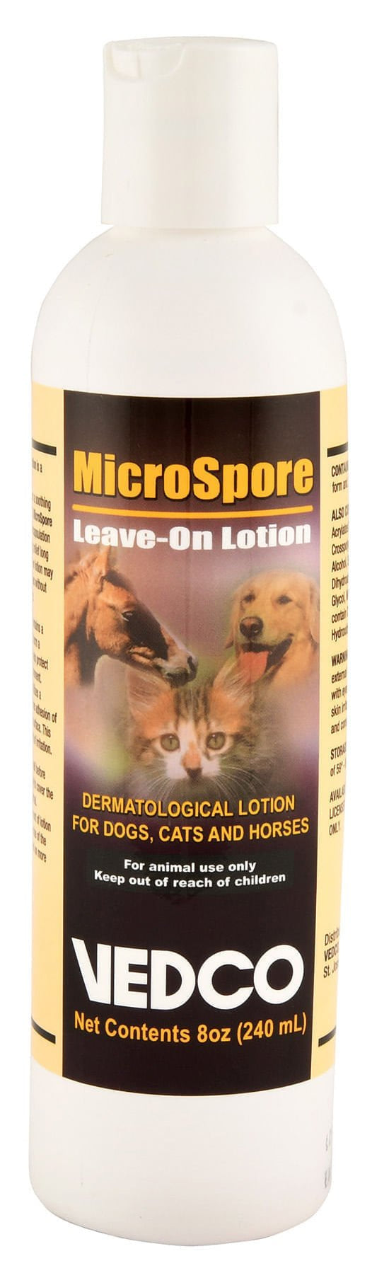 Microspore Kit MicroSpore Leave-On Dermatological Lotion for Dogs, Cats and Horses ...