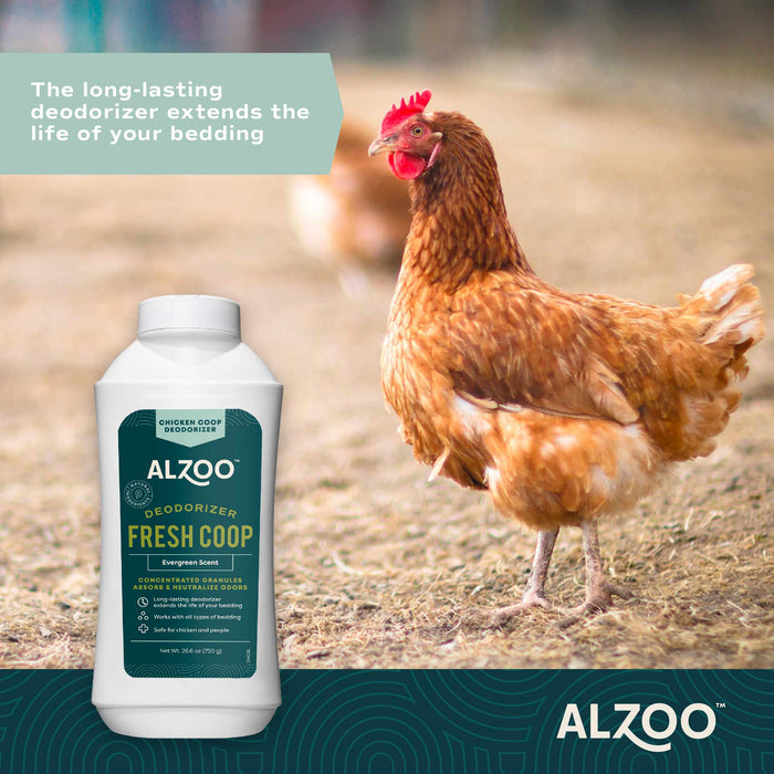 Mineral - Based Fresh My Chicken Coop Deodorizer, Evergreen Scent, 26.6 oz - 7VXC - 3
