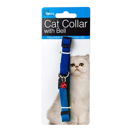 Multi - Color Cat Collar with Bell, Up to 20"L - KL21V - Assorted - up to 20" - 1