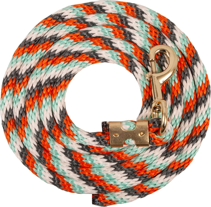 Mustang Colorful Poly Lead Rope with Bolt Snap - Jeffers - Horse Supplies > Horse Tack > Horse Halters
