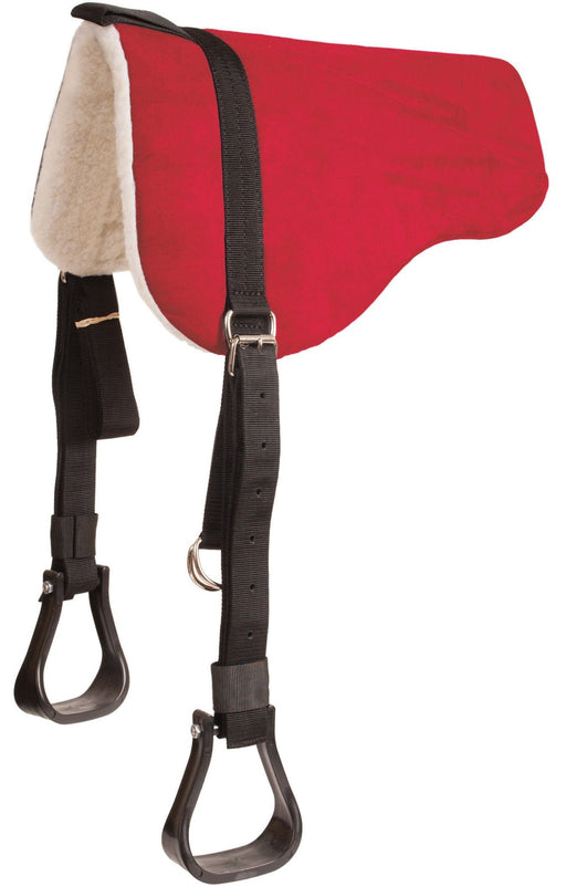 Mustang Faux Suede Bareback Pad w/Stirrups, 30' x 26' - Jeffers - Horse Supplies > Horse Tack > Saddles